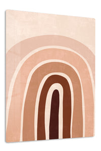 Terracotta Archway premium metal wall art – front view
