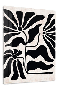 Bold Botanical Silhouettes premium metal wall art – front view