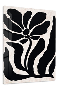 Midnight Botanical Silhouette premium metal wall art – front view