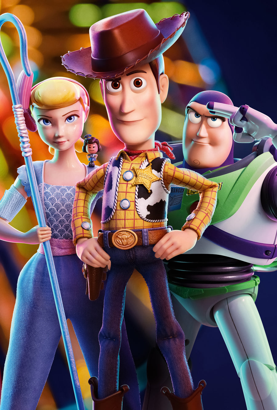 Toy Story Woody Buzz & Bo Peep Metal Wall Art | EMESA ART