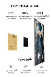 Magnetic mounting installation guide for Dapper Duck Detective metal wall art
