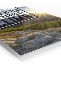 Best View After the Hardest Climb premium metal wall art – angled view