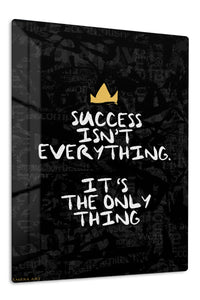 Success Is the Only Thing premium metal wall art – front view