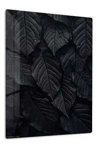 Midnight Leaf Canopy premium metal wall art – front view