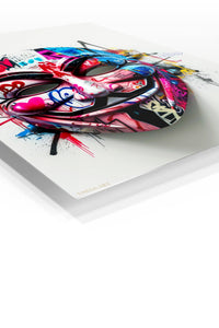 Graffiti Anonymous Mask premium metal wall art