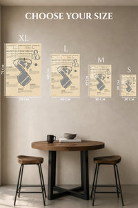 EMESA metal wall art size comparison guide for Brands Hatch Grand Prix Circuit Guide