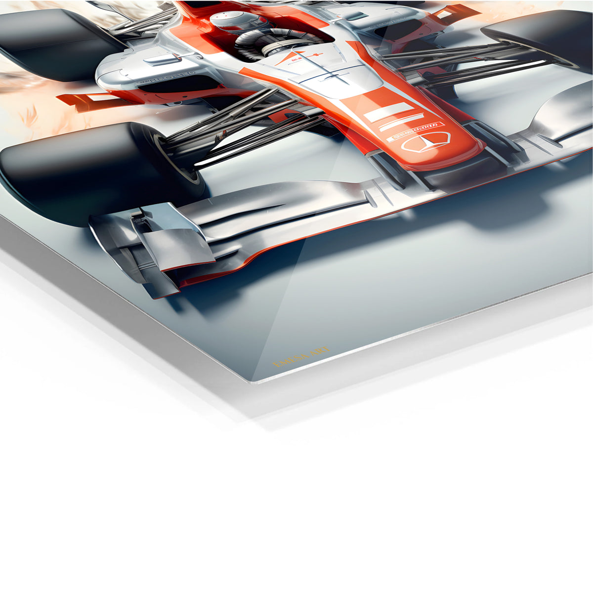 Formula Racing Car Metal Wall Art | EMESA ART